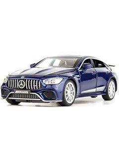 1/32 Diecast Car Benz AMG GT63 Model Car Pull Back with Sound and Light Toy Car for Boys Girls Adult Gift(Blue)