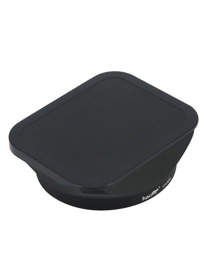 Haoge Bayonet Square Metal Lens Hood with Cap for Fujifilm Fuji Fujinon XF 23mm F1.4 R, XF 56mm F1.2 R, XF 56mm F1.2 R APD on X-Pro2 X-Pro1 X-T2 X-T1 X-T20 X-T10 X-E2S X-A5 X-A20 X-E3 X-H1 as LH-XF23 - Image 5