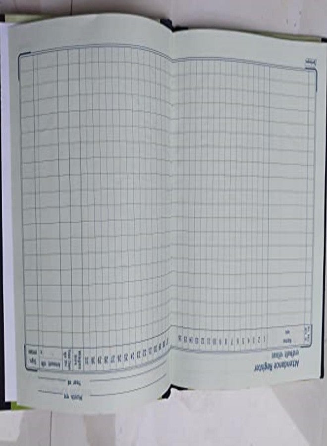 Peeplvalue دفتر تسجيل الحضور من Peeplvalue بحجم نسخة مع غلاف مقوى لضمان المتانة الطويلة - (64 صفحة - 19 × 15 سم) - Image 3