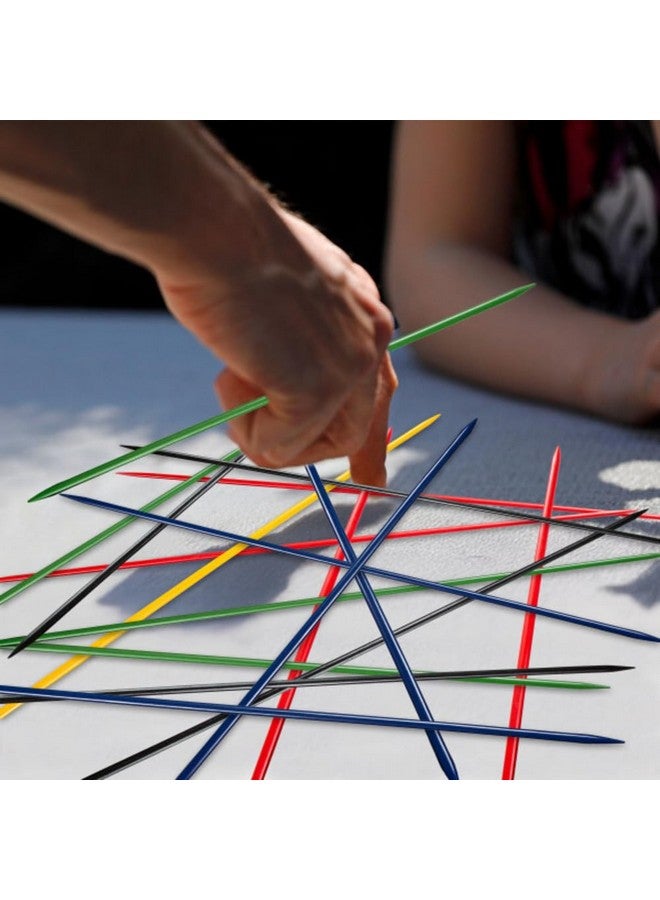 Hey! Play! Jumbo Pick Up Sticks Classic Wooden Game, Outdoor or Indoor Fun Strategy and Coordination Game for Adults and Kids by Hey! Play! Multicolor, 32 X 3 X 5" - Image 3