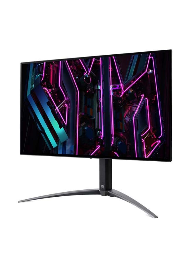أيسر شاشة ألعاب OLED بحجم 27 بوصة WQHD (2560 x 1440) تصل إلى 240 هرتز IPS (178°x178°) | زمن استجابة 0.01 مللي ثانية | سطوع 1000 نيت | Displayport VRR/HDMI VRR/USB Type C VRR | HDR10 | معتمد من AMD FreeSync Premium | PREDATOR X27U OLED باللون الأسود | ضمان المصنع لمدة 2 سنوات - Image 4