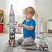 AFUNX Magnetic Tiles Space Rocket Set46 PCS Magnetic Building Blocks for Kids 3 STEM Learning Toys Safe Durable Creative Construction Play Gift for Boys Girls - Image 4