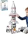 AFUNX Magnetic Tiles Space Rocket Set46 PCS Magnetic Building Blocks for Kids 3 STEM Learning Toys Safe Durable Creative Construction Play Gift for Boys Girls - Image 2