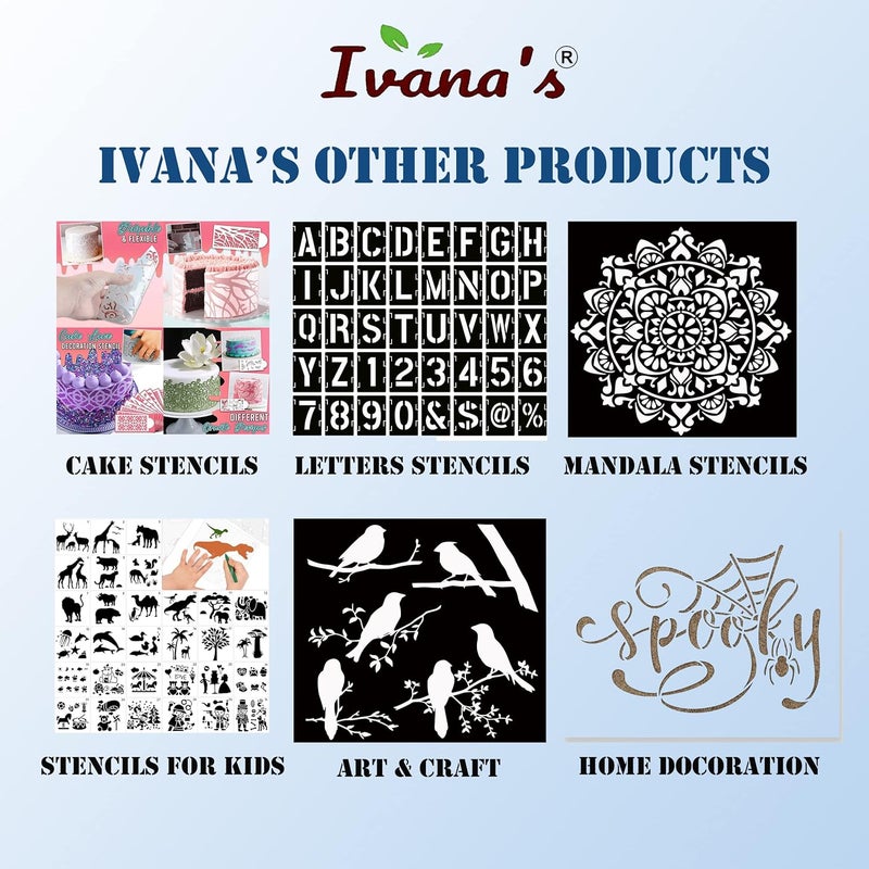 ivana's Ivana's Keep Dry Fragile Up Stencil - Reusable Stencils for Painting - Create DIY Keep Dry Fragile Up Home Decor Size - (12 x 12 Inch) - Image 4