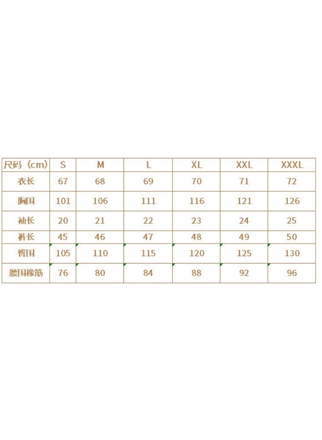 Spring and Summer Fashion Men's Short-sleeved Lapel Suit Men's Casual Two-piece Men's Daily Wear POLO Suit - Image 2