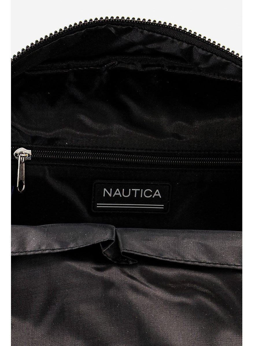 NAUTICA Women Brand Logo Backpack 26 L x 11 W x 34 H cm, Black and White  - Image 3
