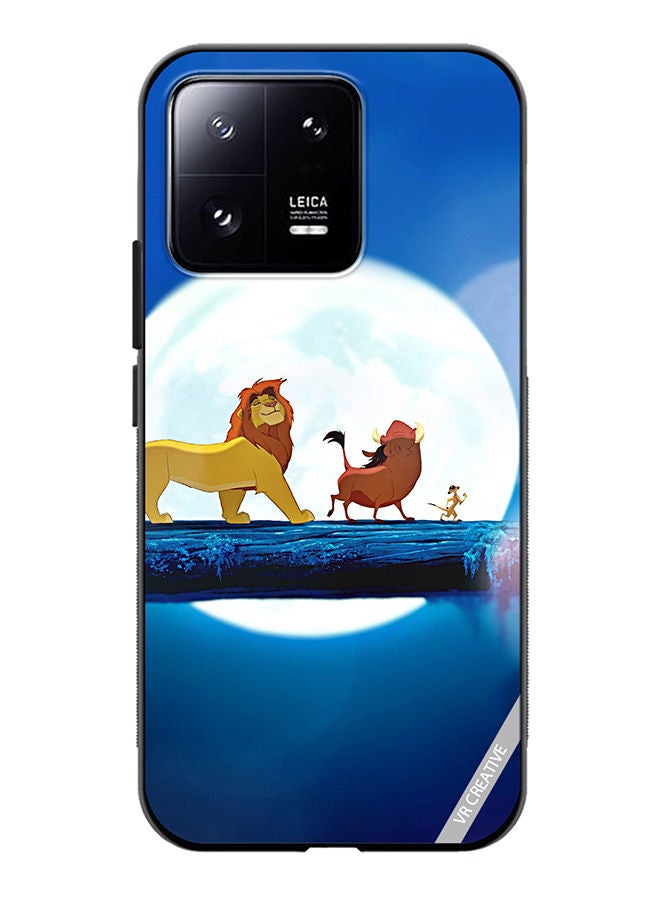 VR CREATIVE Protective Case Cover For Xiaomi 13 Lion King Design Multicolour - Image 1
