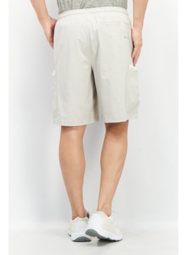 Reebok Men Sportswear Fit Drawstring Training Shorts, Light Grey  - Image 4