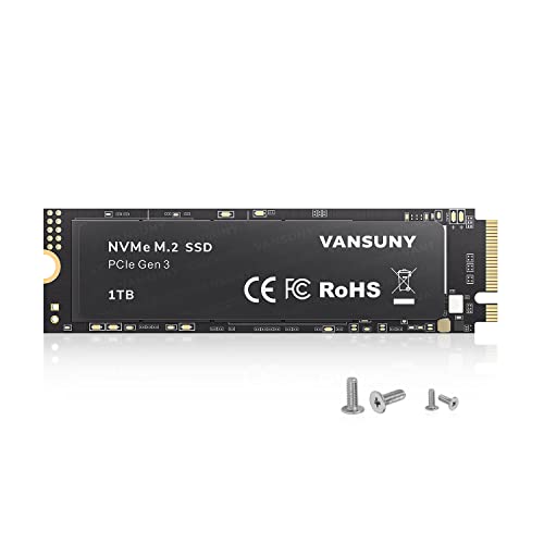 Vansuny 1TB NVMe M.2 Internal Solid State Drive PCIe 3.0 TLC M.2 SSD 3D NAND 2280 Speed up to 3400/2900MB/s Internal Solid State Hard Drive PCIe SSD - Image 1