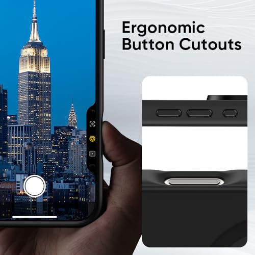 FLOLAB Surtect Tri-Fusion Magnetic for iPhone 16 Case Protective Slim Design Magsafe Compatible Military Grade - Full Black Matte Translucent - Image 2