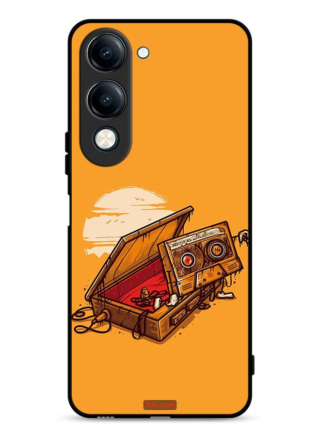 Tolwak vivo Y04 Protective Case Cover Cassette And Tape Art - Image 1