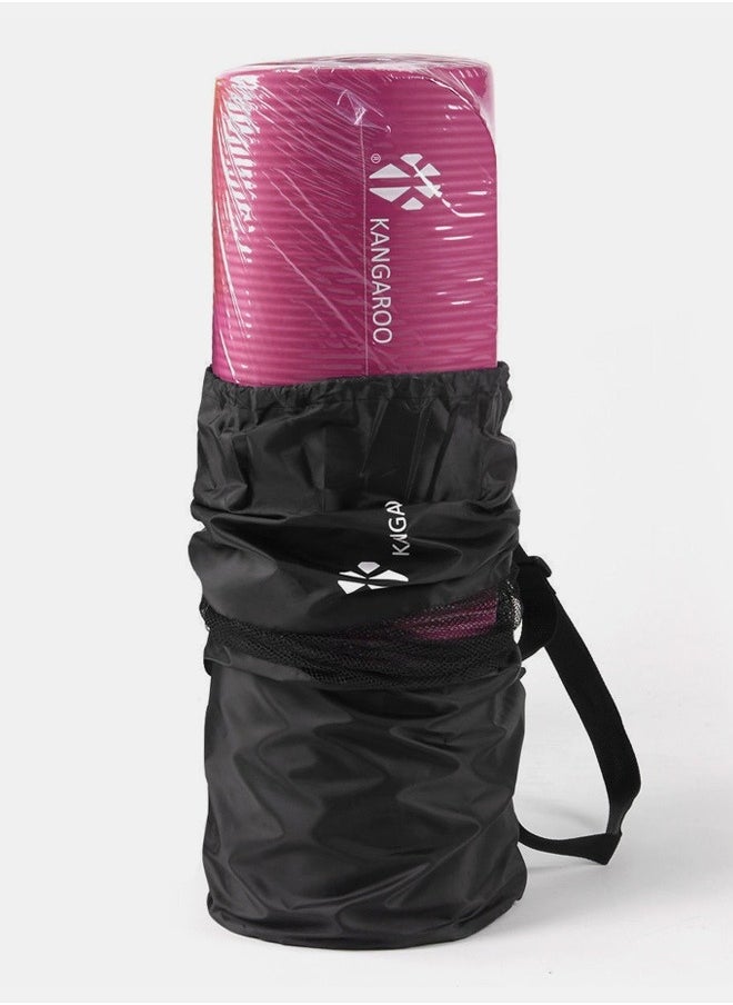 KANGAROO Tear-resistant exercise mat with carrying strap, 1.5cm high thickness  - Image 1