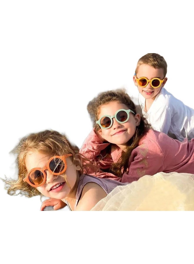 Bai Xiaoshe White Small Luxury Children'S Sunglasses 817 [Light Khaki] Sunshade Sunglasses For Boys And Girls Baby Infant Uv Protection Glasses - Image 1