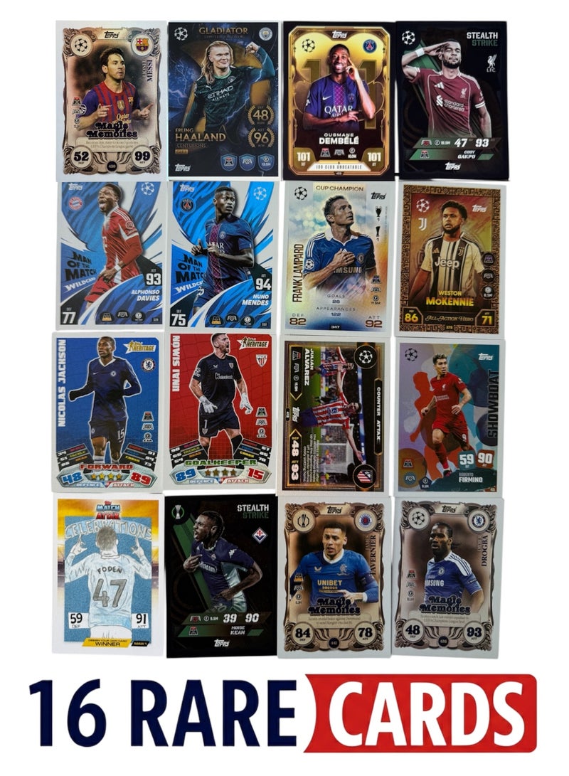 Topps Match Attax 25/26 - Bundle 46 Cards including Messi & Haaland - Image 2