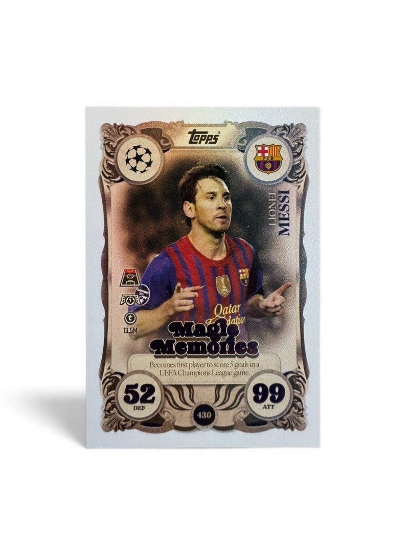 Topps Match Attax 25/26 - Bundle 46 Cards including Messi & Haaland - Image 4