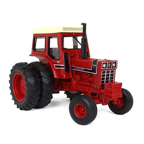 ERTL 132 International Harvester 1466 Wide Front Black Stripe Tractor with Duals 44272 - Image 5