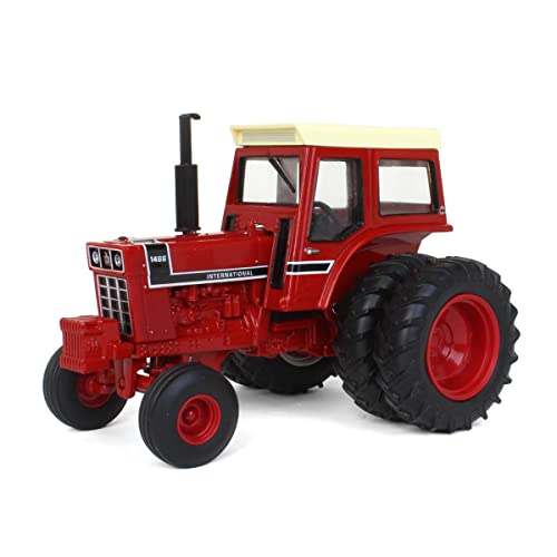 ERTL 132 International Harvester 1466 Wide Front Black Stripe Tractor with Duals 44272 - Image 1