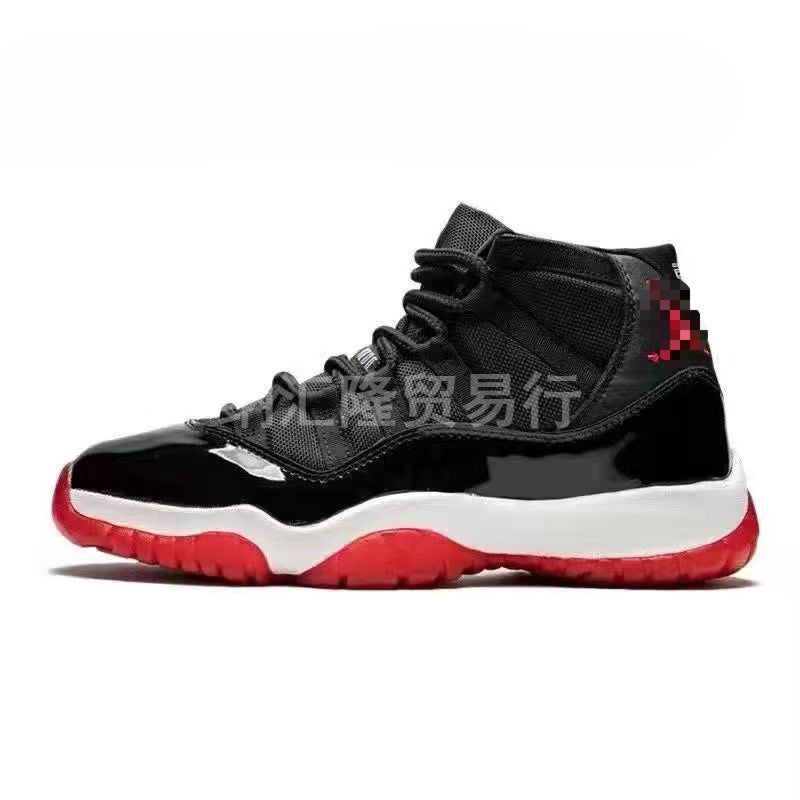 Aj11 Black And White Kang Buckle Baby'S Breath Joe 11 High-Top Devil Men'S And Women'S Basketball Shoes Cool Gray White Snake High-Top Sports Shoes - Image 4