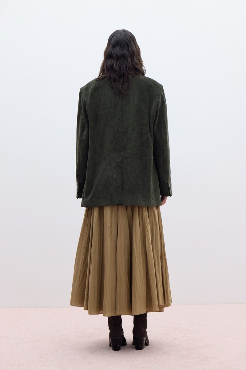 Manuka Corduroy Blazer Jacket Khaki  - Image 5
