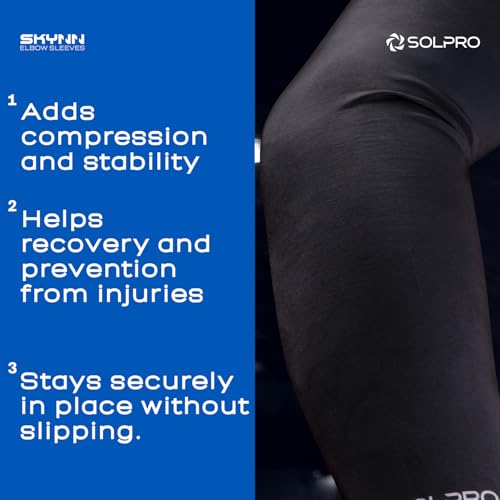Solpro Skynn Arm Sleeves | Breathable, Sweat Wicking Arm Protection |UV-Protective Sleeves for Riding & Sports (Black) - Image 3