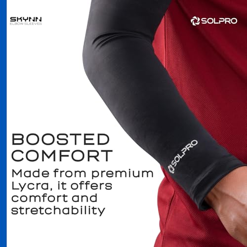 Solpro Skynn Arm Sleeves | Breathable, Sweat Wicking Arm Protection |UV-Protective Sleeves for Riding & Sports (Black) - Image 4