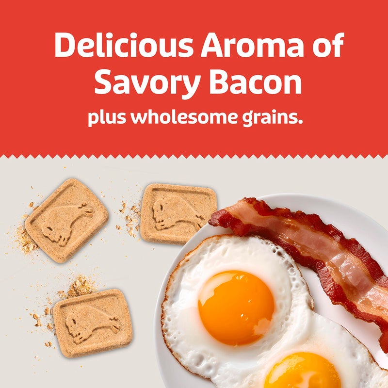 Blue Buffalo Health Bars Crunchy Dog Biscuits, Oven-Baked with Natural Ingredients, Bacon, Egg & Cheese, 16-oz Bag - Image 3