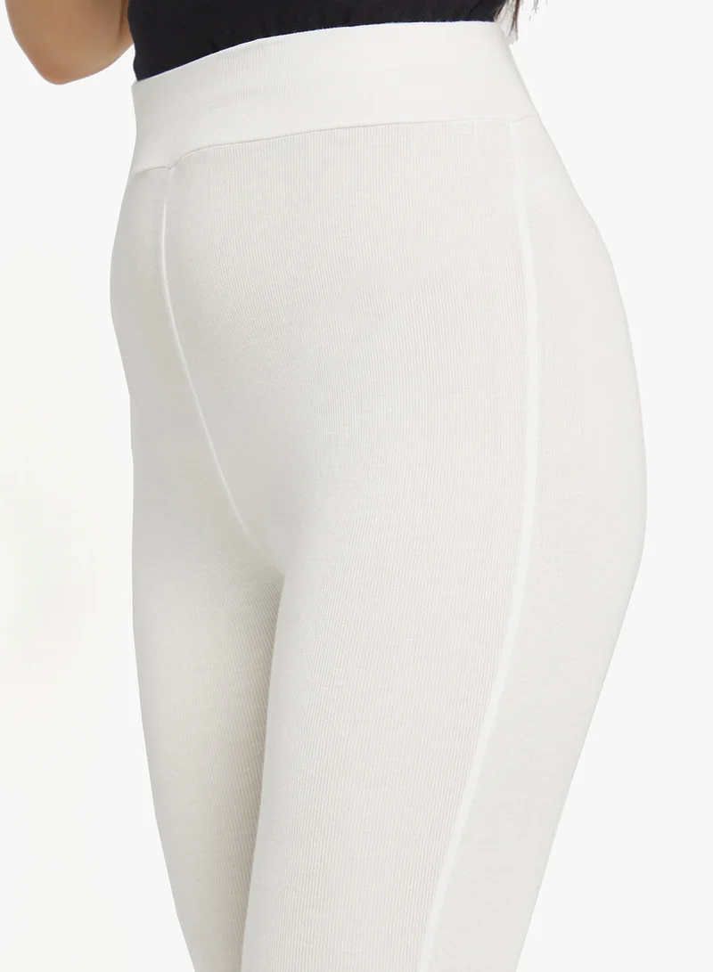 جينجر بيسيكس Cropped Cotton Leggings