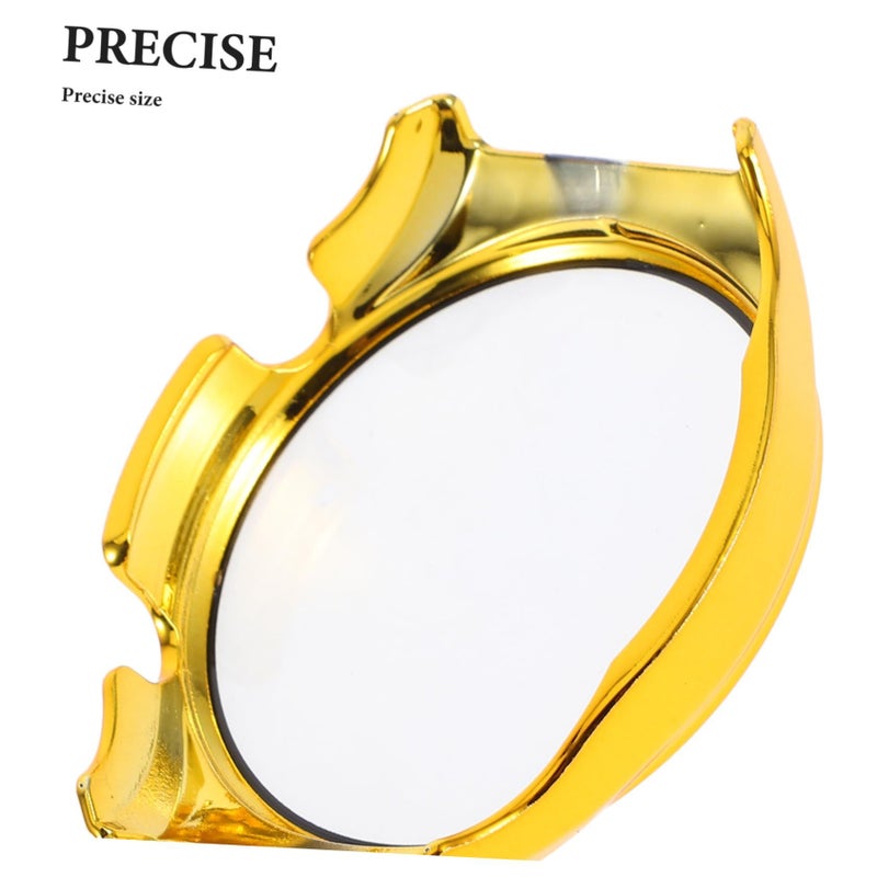 NUOBESTY Compatible Watch Case With Tempered Glass Golden Screen Protector Durable Shell - Image 4