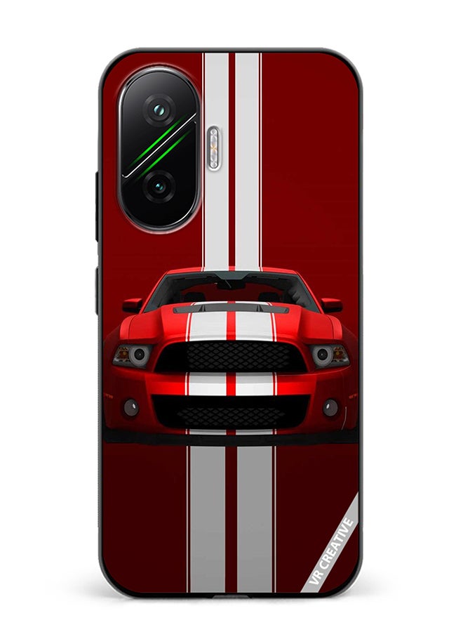 Protective Case Cover For Xiaomi Poco F7 Car Design Multicolour