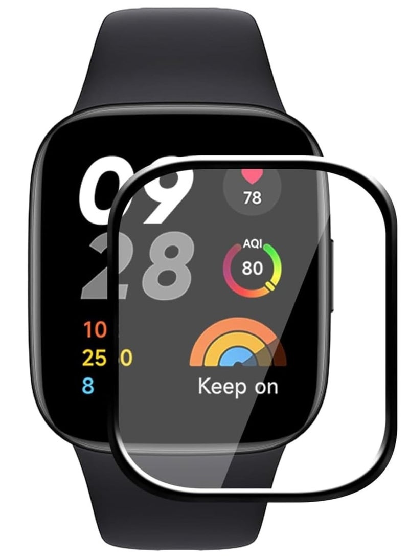 Screen Protector For xiaomi Redmi watch 3, 3D Curved Soft Edge Protective Film [Anti-Scratch] [Bubble Free] [Ultra Shatterproof] [High Sensitive] (Not Glass - Image 1