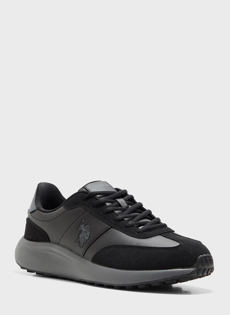 يو اس بولو اسن Lace Up Low Top Sneakers