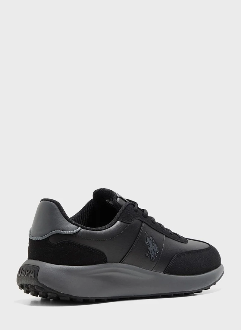 يو اس بولو اسن Lace Up Low Top Sneakers