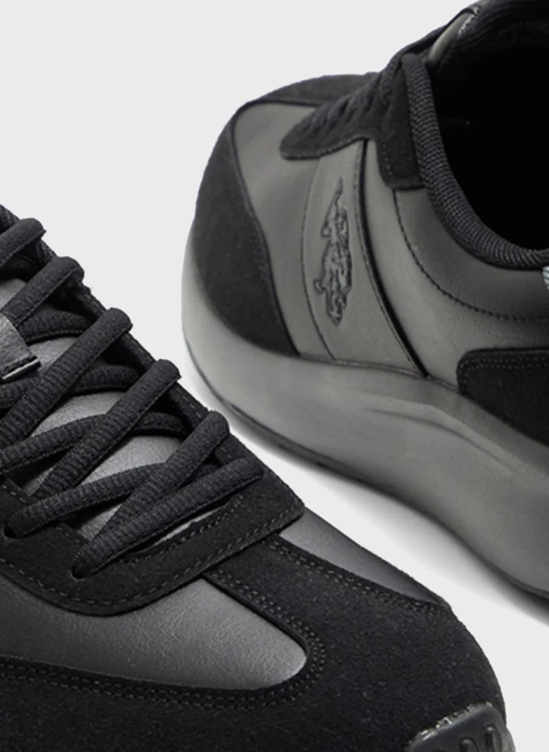 يو اس بولو اسن Lace Up Low Top Sneakers