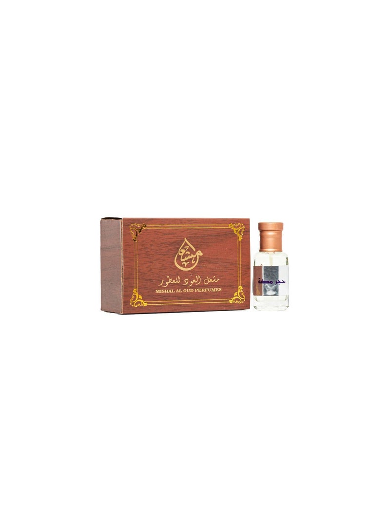 Mishal al oud Hajar Makkah Perfumes for Unisex, 12 ML - Image 1