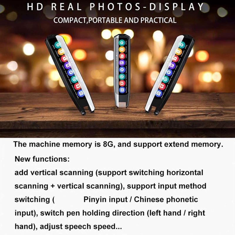 Wisoqu Smart Voice Translator Pen, Multi Language Bidirectional Translation, Recording Function, Electronic Dictionary Function for Translation, Text Excerpts, and Scan Input - Image 5