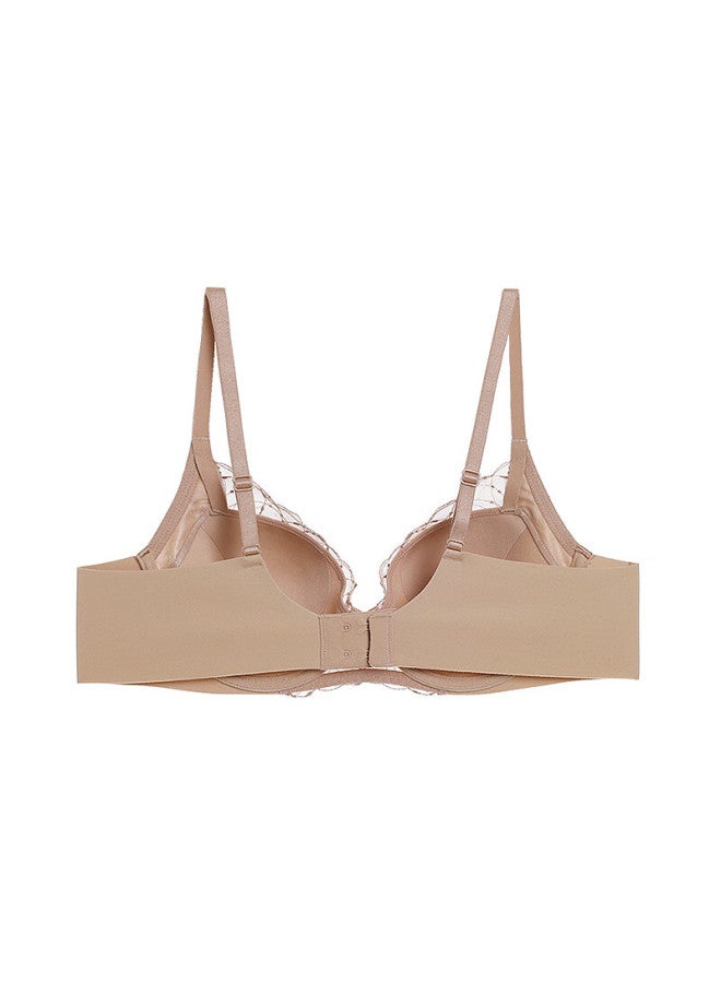 Aimer 25aw Starry 3/4 Sandwich Thin Molded Cup Bra B75 Tea Brown 2r0 80e - Image 1