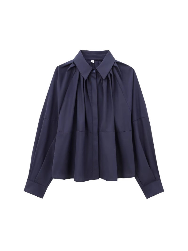 E-Commerce. Pleated Loose Shirt E-Commerce - Image 2