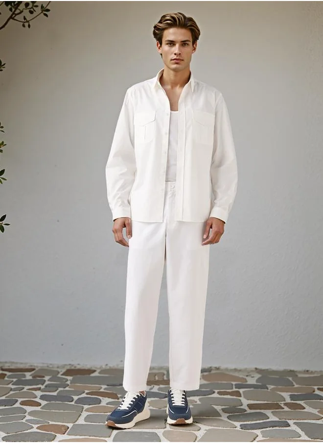 لي كوبر Lee Cooper Shirt with Chest Pockets