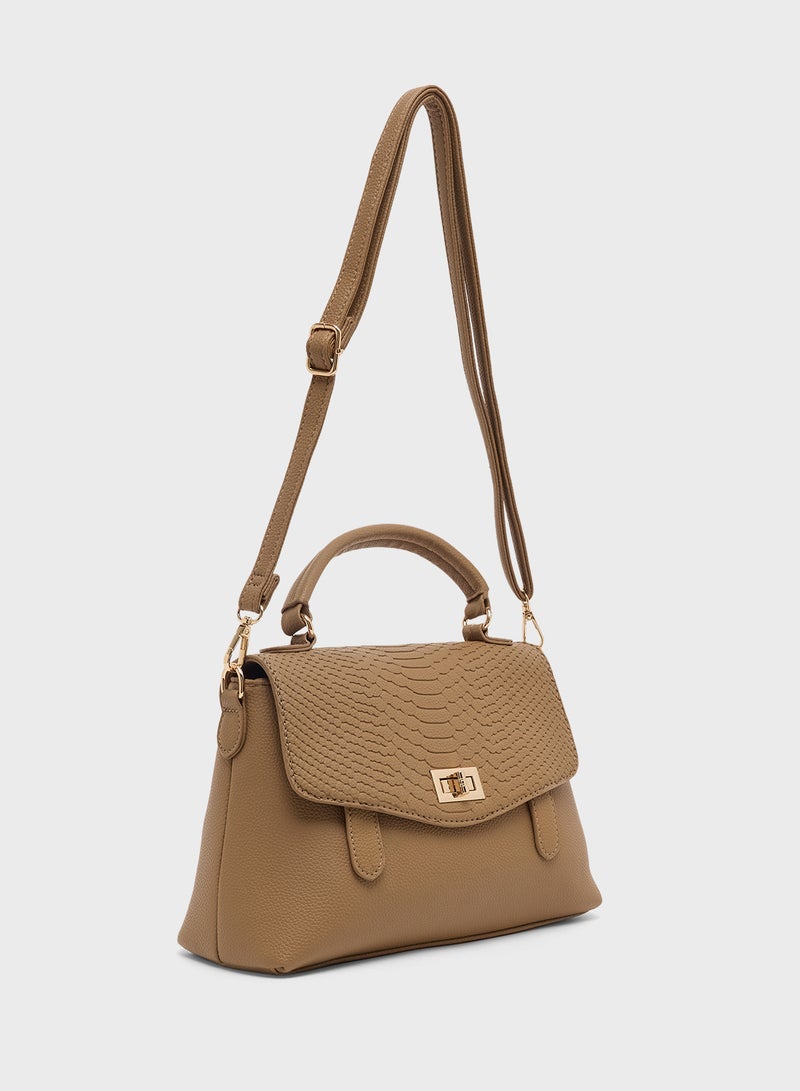 ELLA Textured Shoulder Bag  - Image 3