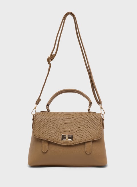 حقيبة كتف بنقوش