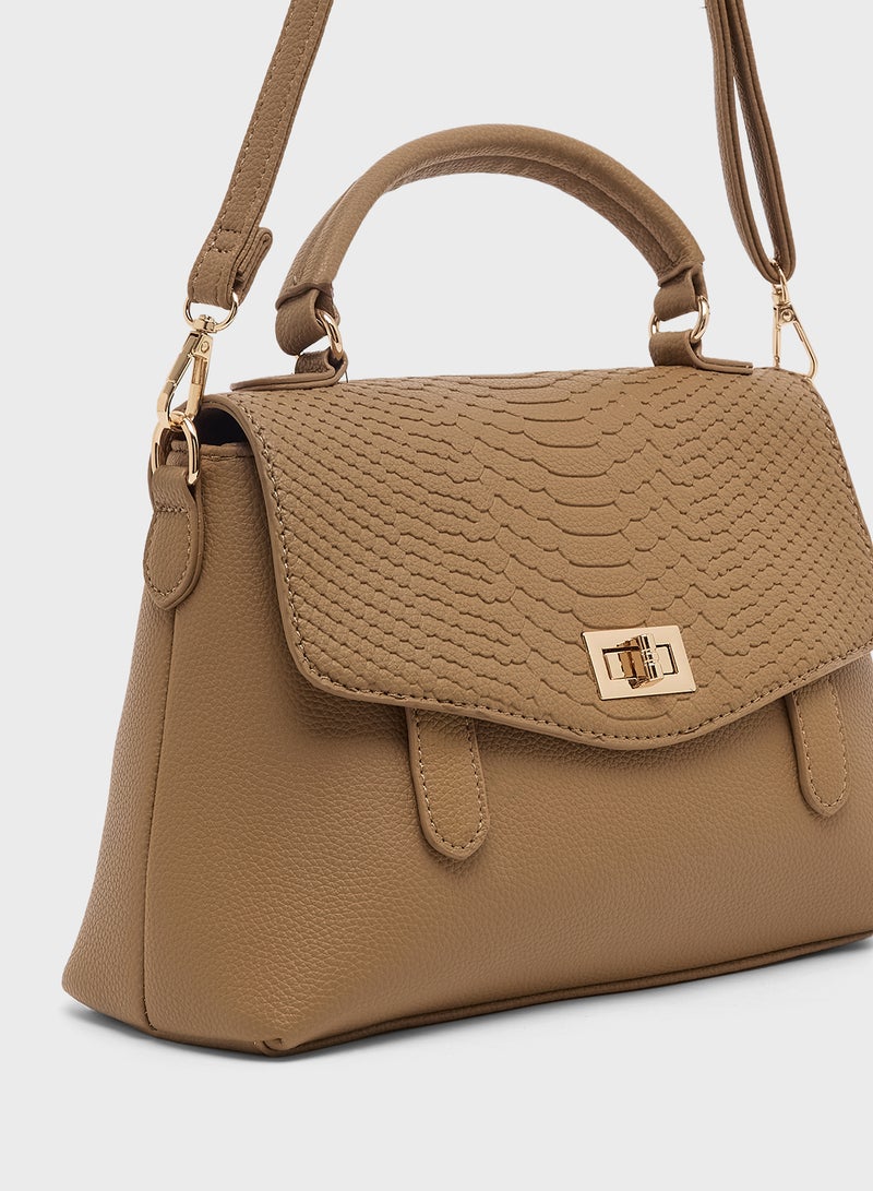 ELLA Textured Shoulder Bag  - Image 4