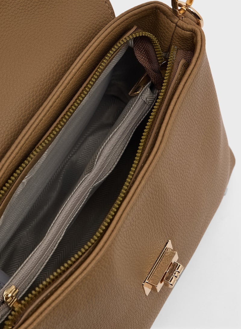 ELLA Textured Shoulder Bag  - Image 5