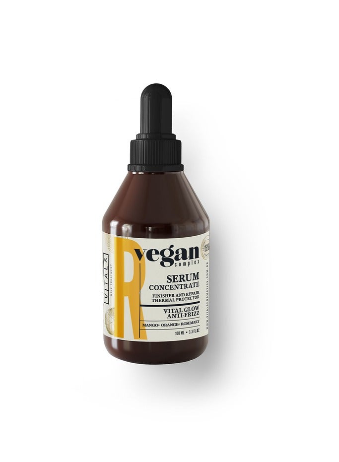 VITALS Restructuring set for damaged and dry hair Vegan Complex Shampoo 500ml Mask 500ml Serum 100ml - Image 3