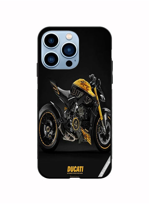 Protective Case Cover For Apple iPhone 13 Pro Ducati Design Multicolour
