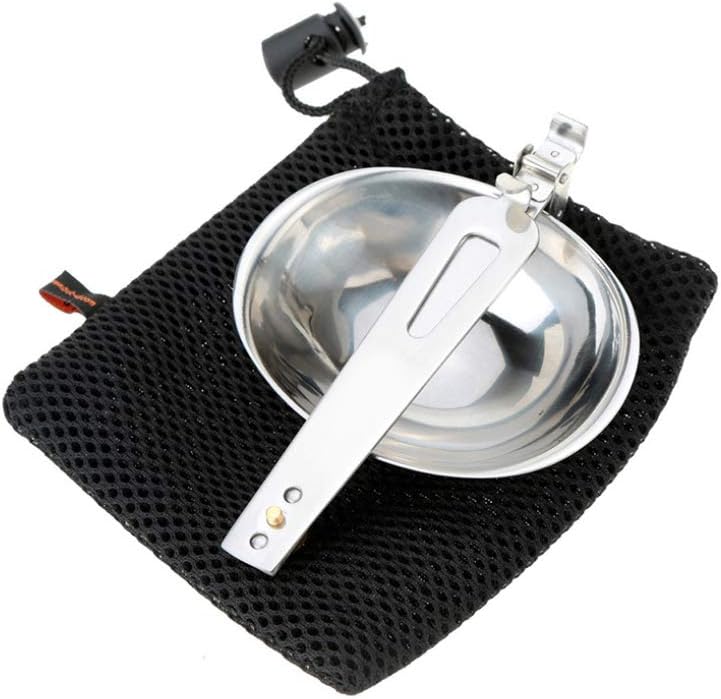 woobles Folding Long Handle Soup Ladle Cooking Spoon Mixing Spoon for Outdoor Camping - Image 2