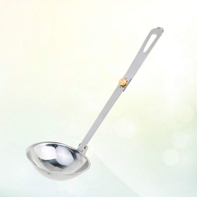 woobles Folding Long Handle Soup Ladle Cooking Spoon Mixing Spoon for Outdoor Camping - Image 5