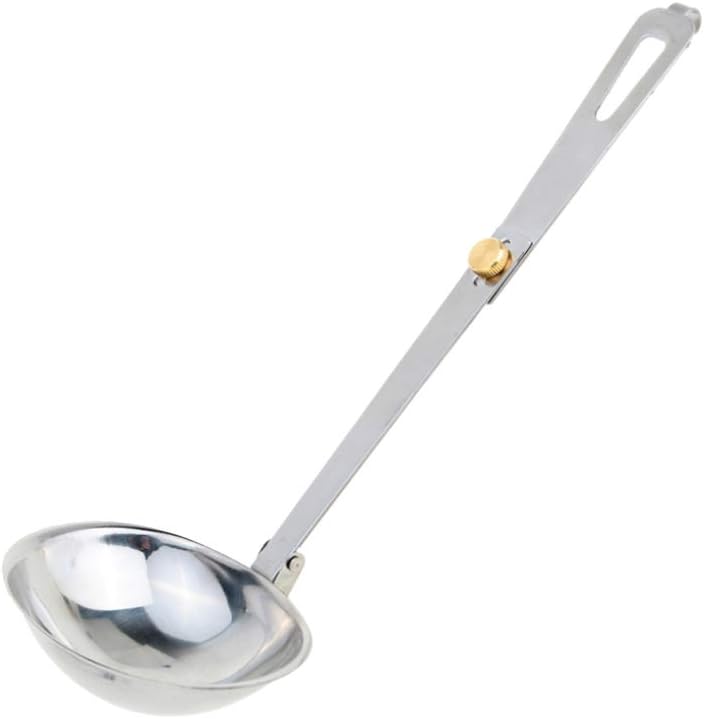 woobles Folding Long Handle Soup Ladle Cooking Spoon Mixing Spoon for Outdoor Camping - Image 1