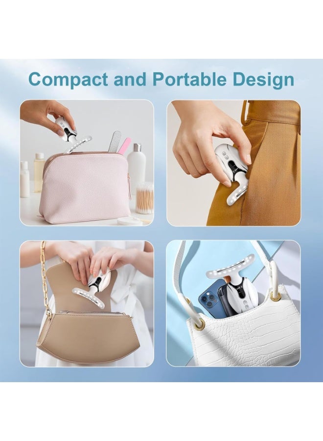 Electric Facial Massager - Newest Version, Portable Skin Tightening and Beautifying Device, 7 Massage Modes for Skin Tightening and Neck Lifting, Face Lift for Women - Enhanced Face, Neck and Shoulder Care with Vibration and Heating Function, Multi-Color - Image 4