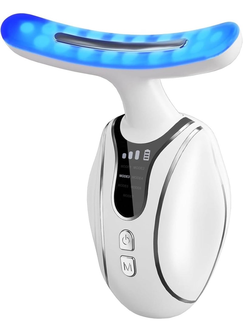 Electric Facial Massager - Newest Version, Portable Skin Tightening and Beautifying Device, 7 Massage Modes for Skin Tightening and Neck Lifting, Face Lift for Women - Enhanced Face, Neck and Shoulder Care with Vibration and Heating Function, Multi-Color - Image 2