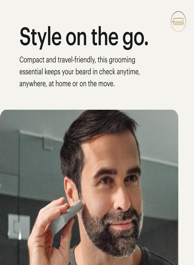 MANSCAPED® Styling Beard Stick – Beard Styling Balm for Men, Tames & Controls Fly-Aways, Lightweight & Non-Greasy with Castor Seed Oil & Cocoa Seed Butter, Mess-Free for Soft, Smooth Finish, 1-Stick - Image 3